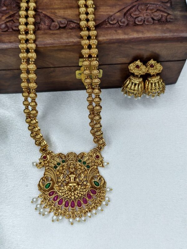 Lakshmi Mala with Earrings