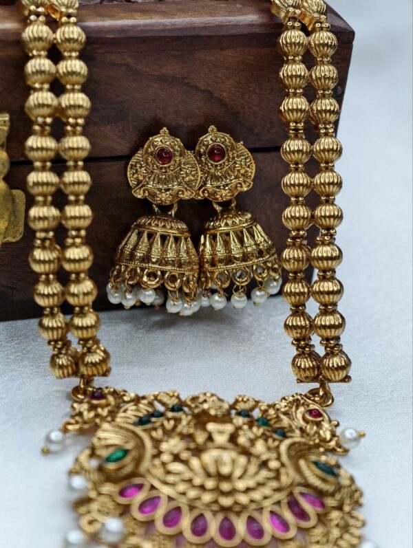 Lakshmi Mala with Earrings