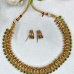 IMG_20251012_212058 Green Stone Necklace with earrings
