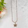 Simple chain with star locket