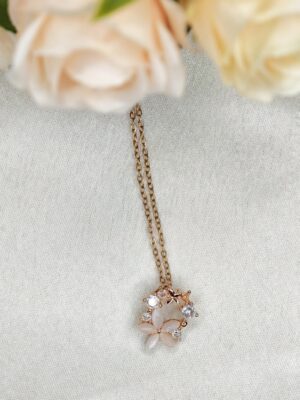 Anti Tarnish Chain with Flower Pendant