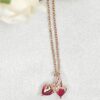 Anti Tarnish chain with Heart Pendant