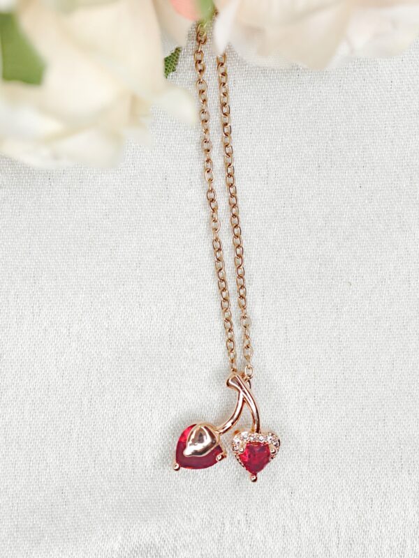 Anti Tarnish chain with Heart Pendant