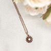 Classic Daisy Motif Reversible Necklace