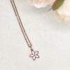Elegant Blossom Double-Sided Pendant