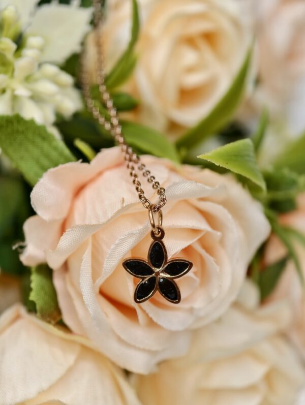 Elegant Blossom Double-Sided Pendant